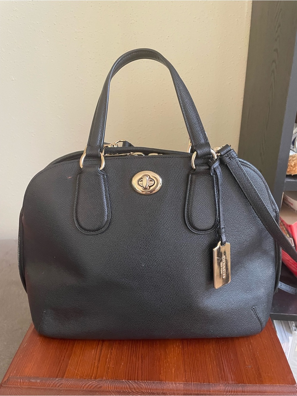 Coach Black Prince Street Satchel